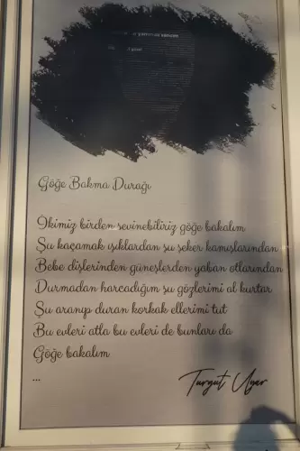 Göğe Bakma Durağı (Şiir)Turgut Uyar
